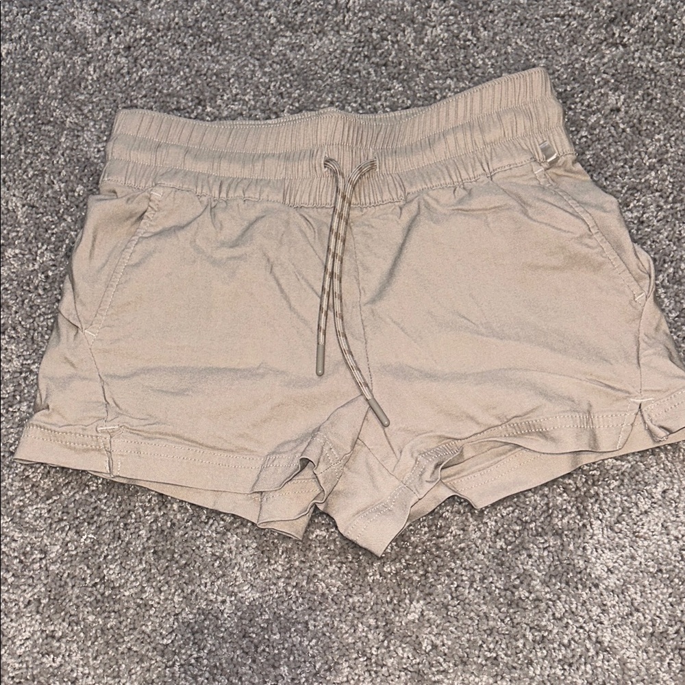Avalanche Women's Khaki Athletic Drawstring Shorts